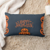 HAPPY HALLOWEEN PUMPKIN  ランバークッション (ブランケット)