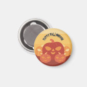 Happy Halloween! Pumpkins Magnet マグネット (正面/裏面)