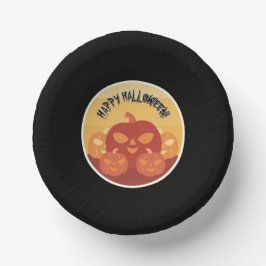 Happy Halloween! Pumpkins Paper Bowls ペーパーボウル
