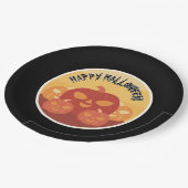 Happy Halloween! Pumpkins Paper Plate ペーパープレート (アングル)