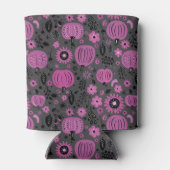 Happy Halloween Purple Pumpkin Family Name 缶クーラー (裏面)