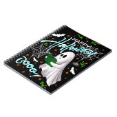 Happy Halloween reading ghost ノートブック (左側)