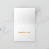 Happy Halloween Scary Cat Halloween Card サンキューカード (内部)