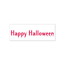 Happy Halloween Self Inking Rubber Stamp セルフインキングスタンプ
