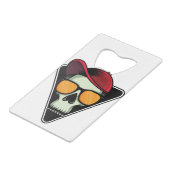 Happy halloween skull クレジットカード栓抜き (正面アングル)