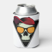 Happy halloween skull 缶クーラー (缶正面)