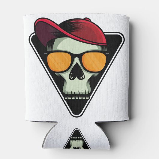 Happy halloween skull 缶クーラー (裏面)