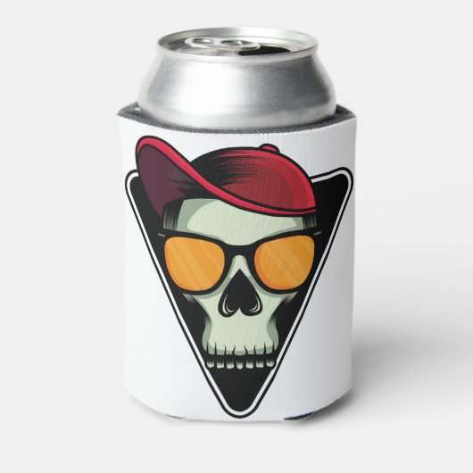 Happy halloween skull 缶クーラー (缶裏面)