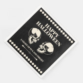 Happy Halloween Skulls Laughing Black (コーナー)