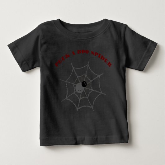 Happy Halloween Spooky ベビーTシャツ (正面)