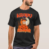 Happy Halloween Spooky Fox and Cute Halloween Fox Tシャツ (正面)