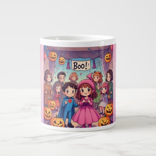 Happy Halloween,Spooky Fun For Kids Specialty Mug ジャンボコーヒーマグカップ (正面)