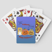 Happy Halloween Spooky Pumpkin トランプ (裏面)