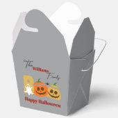 Happy Halloween Spooky Pumpkin Favor Box フェイバーボックス (見開き)
