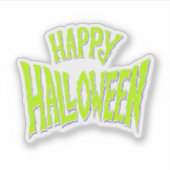 Happy halloween sticker  シール (正面)