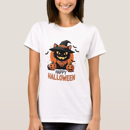 Happy Halloween Tシャツ (正面)