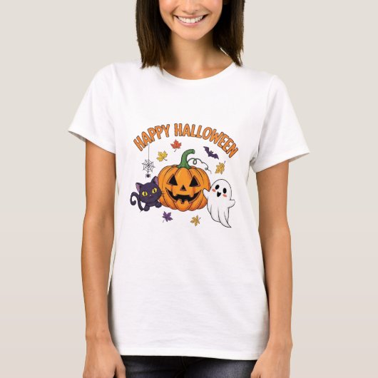 Happy Halloween Tシャツ (正面)