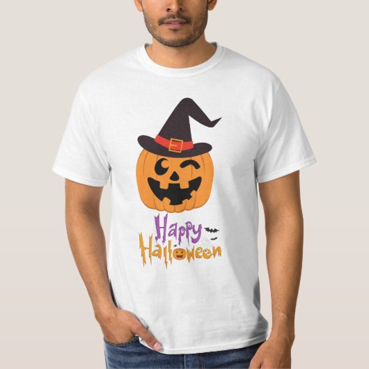 Happy Halloween Tシャツ (正面)