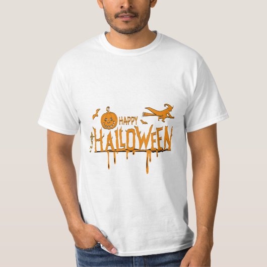 happy halloween tシャツ (正面)