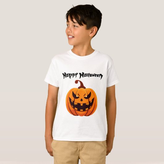 Happy Halloween T-shirt Tシャツ (正面フル)