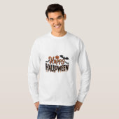 Happy Halloween T-Shirt with Pumpkin Tシャツ (正面フル)