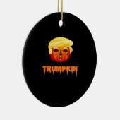 Happy Halloween - Trumpkin Classic セラミックオーナメント (右)