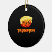 Happy Halloween - Trumpkin Classic セラミックオーナメント (左)