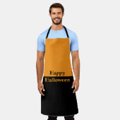 Happy Halloween Two Tone Apron  エプロン (着用した状態)