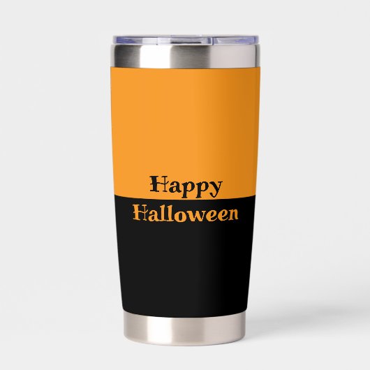 Happy Halloween Two Tone Thermal Tumbler  保温保冷タンブラー (正面)