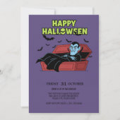 Happy Halloween Vampire Invite 招待状 (正面)
