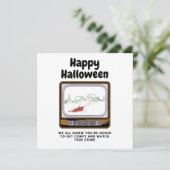 Happy Halloween We Know Your watching true crime カード (スタンド正面)
