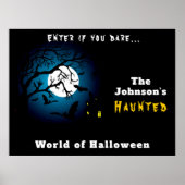 Happy Halloween | Welcome to Scary Haunted House ポスター (正面)