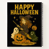Happy Halloween Witch ノートブック (裏面)