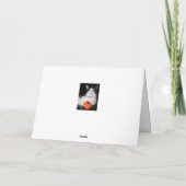 Happy Halloween Witch Cat カード (裏面)