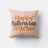 HAPPY HALLOWEEN WITCHES クッション (正面)