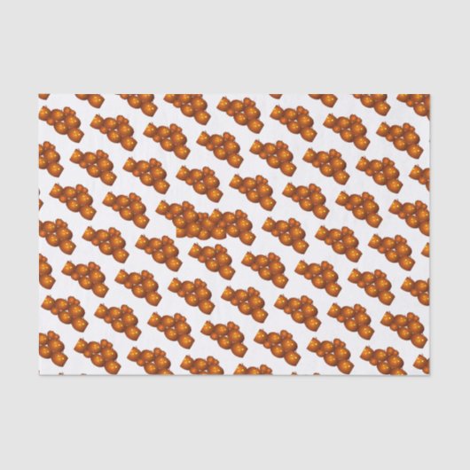 Happy HalloweenTissue紙- 15 gsm (10lb)、白 薄葉紙 (正面)