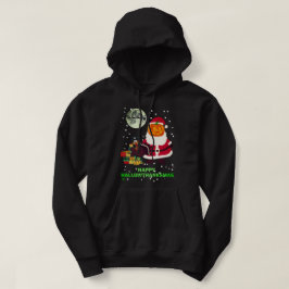 「HAPPY HALLOWTHANKSMAS」ホリデーパおもしろいーティギフト パーカ