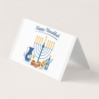 happy hannukah card 名刺