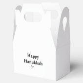 Happy Hanukkahあなたの名前の文字画像を編集可能 フェイバーボックス (オープン)