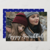 Happy Hanukkahの写真 シーズンカード (正面/裏面)