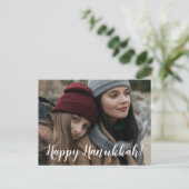 Happy Hanukkahの写真 シーズンポストカード (スタンド正面)