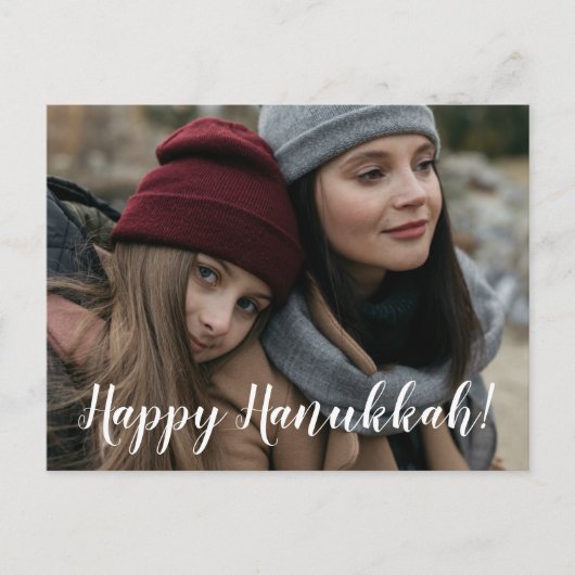 Happy Hanukkahの写真 シーズンポストカード (正面)