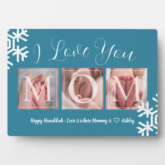 Happy Hanukkahの写真 フォトプラーク (正面)