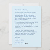 HAPPY HANUKKAHハンドドローカスタムド6枚 シーズンカード (裏面)