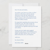 HAPPY HANUKKAHハンドドローカスタムド6枚 シーズンカード (裏面)