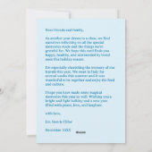 HAPPY HANUKKAHハンドドローカスタムド6枚 シーズンカード (裏面)