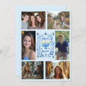 HAPPY HANUKKAHハンドドローカスタムド6枚 シーズンカード (正面/裏面)