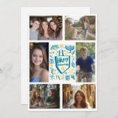 HAPPY HANUKKAHハンドドローカスタムド6枚 シーズンカード (正面/裏面)