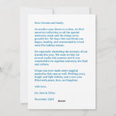 HAPPY HANUKKAHハンドドローカスタムド6枚 シーズンカード (裏面)