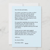 HAPPY HANUKKAHハンドドローカスタムド6枚 シーズンカード (裏面)